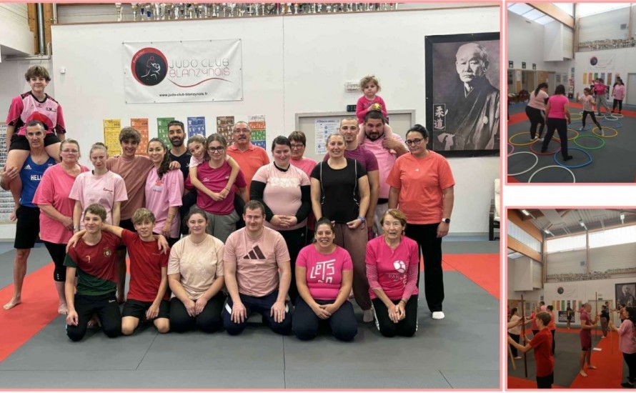 SEANCE TAÏSO POUR OCTOBRE ROSE > Une matinée conviviale, familiale et solidaire