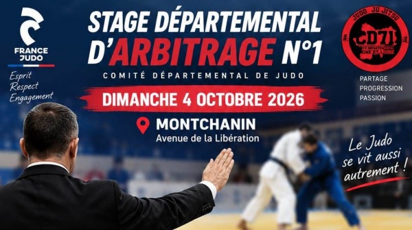 Stage d'Arbitrage Départemental n° 1 - Tests Matchs